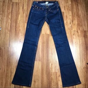 TRUE RELIGION Becky Bootcut Jeans Sz 25 25x 33